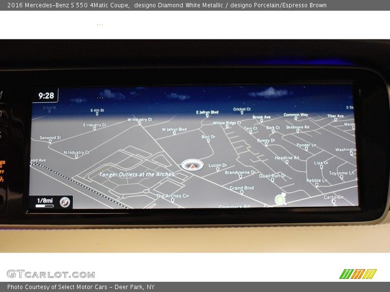 designo Diamond White Metallic / designo Porcelain/Espresso Brown 2016 Mercedes-Benz S 550 4Matic Coupe