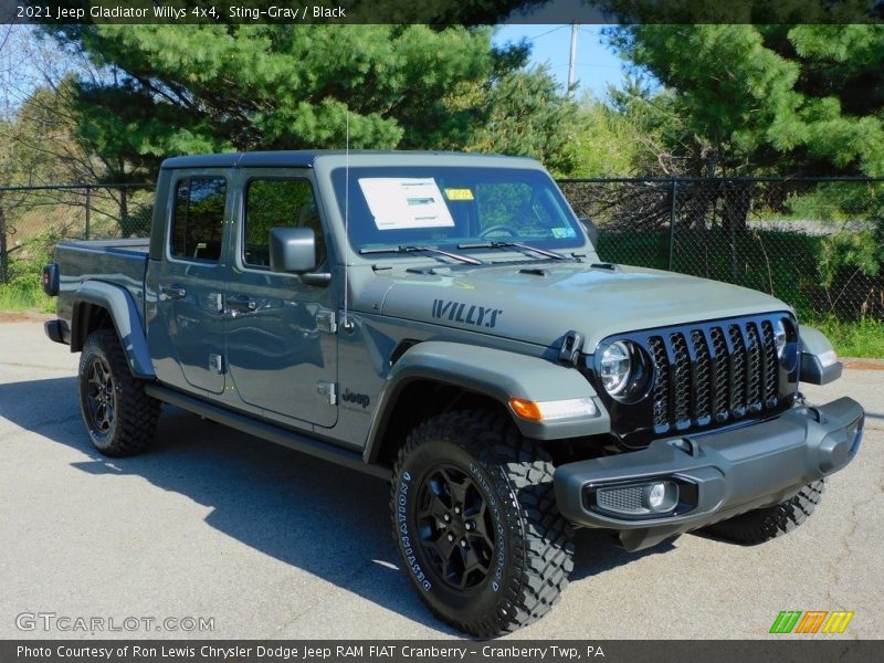 Sting-Gray / Black 2021 Jeep Gladiator Willys 4x4