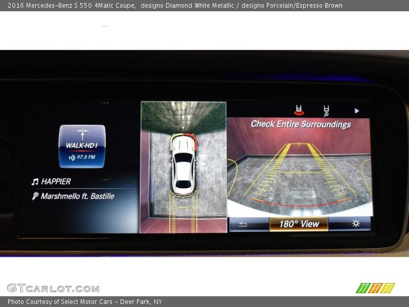 designo Diamond White Metallic / designo Porcelain/Espresso Brown 2016 Mercedes-Benz S 550 4Matic Coupe