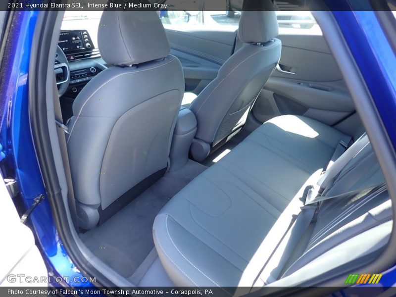 Intense Blue / Medium Gray 2021 Hyundai Elantra SEL