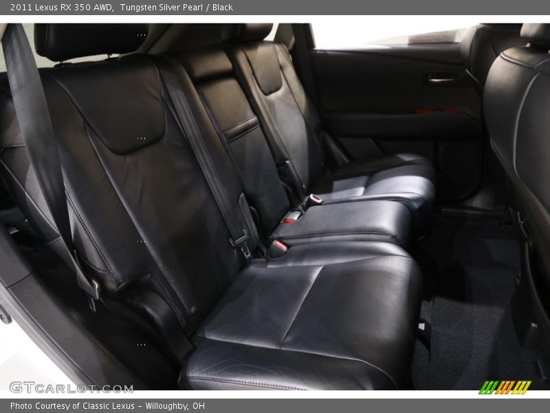 Tungsten Silver Pearl / Black 2011 Lexus RX 350 AWD