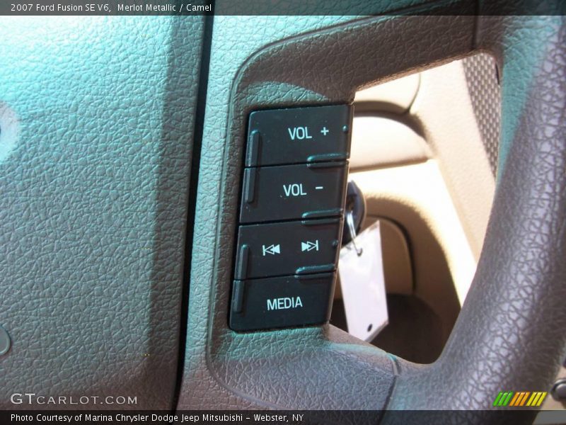 Merlot Metallic / Camel 2007 Ford Fusion SE V6
