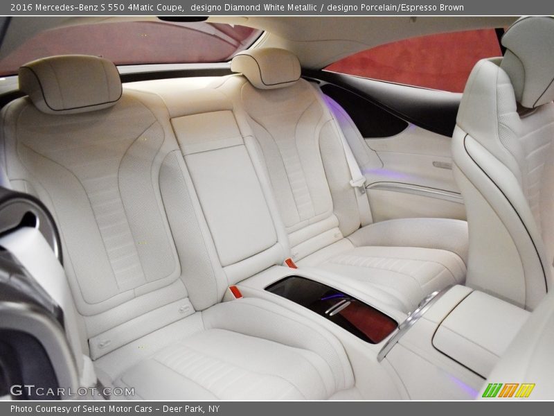 designo Diamond White Metallic / designo Porcelain/Espresso Brown 2016 Mercedes-Benz S 550 4Matic Coupe