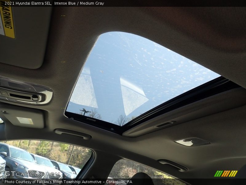 Intense Blue / Medium Gray 2021 Hyundai Elantra SEL