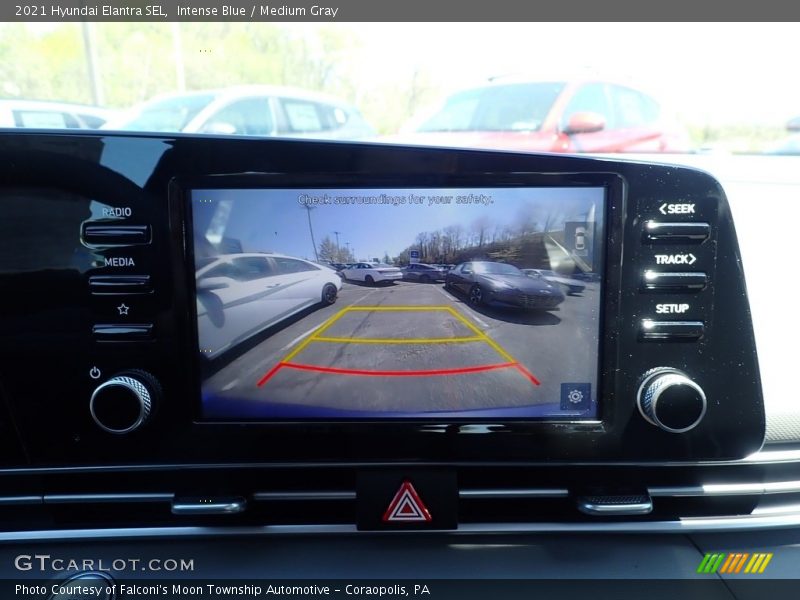 Intense Blue / Medium Gray 2021 Hyundai Elantra SEL