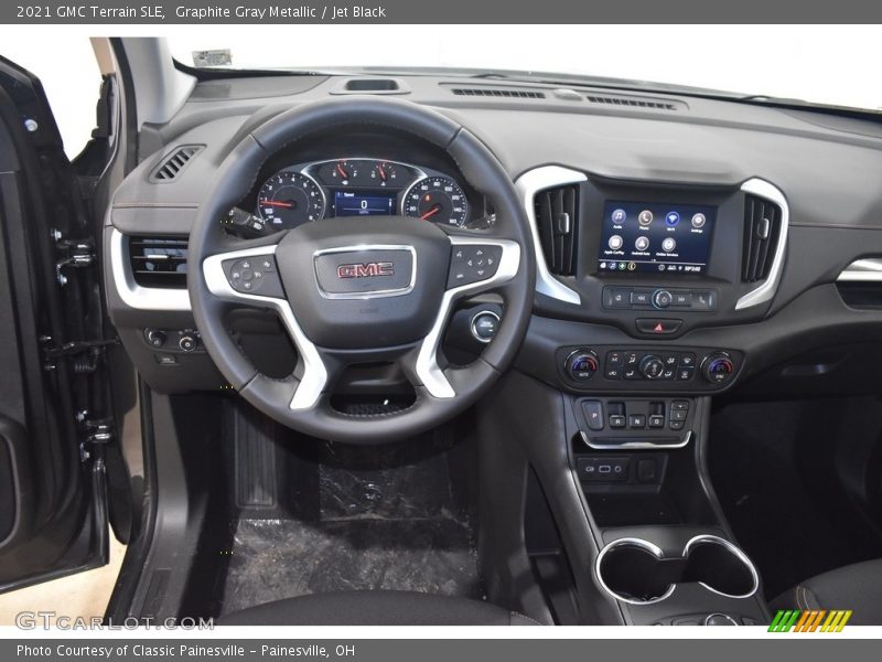 Graphite Gray Metallic / Jet Black 2021 GMC Terrain SLE
