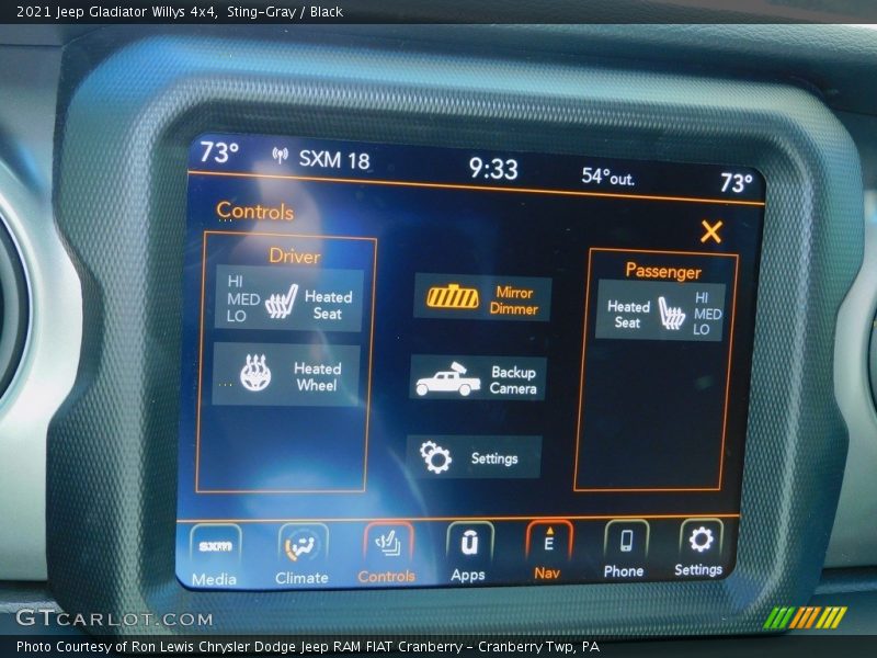 Sting-Gray / Black 2021 Jeep Gladiator Willys 4x4