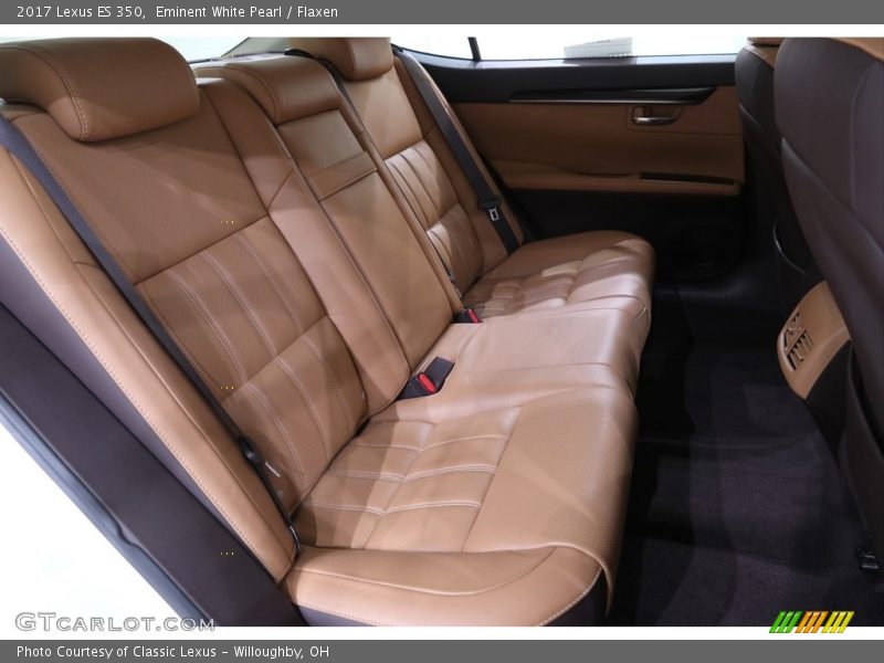 Eminent White Pearl / Flaxen 2017 Lexus ES 350