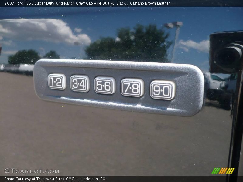 Black / Castano Brown Leather 2007 Ford F350 Super Duty King Ranch Crew Cab 4x4 Dually