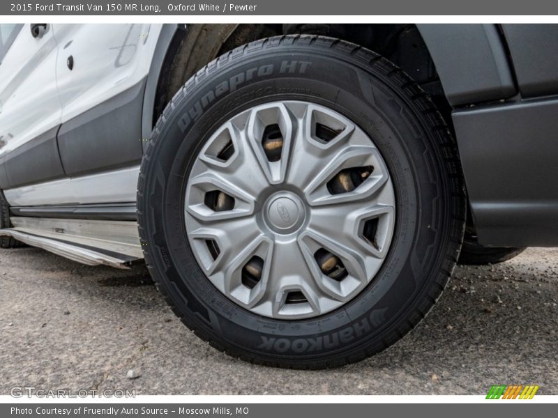 Oxford White / Pewter 2015 Ford Transit Van 150 MR Long