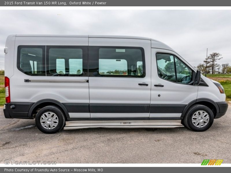 Oxford White / Pewter 2015 Ford Transit Van 150 MR Long