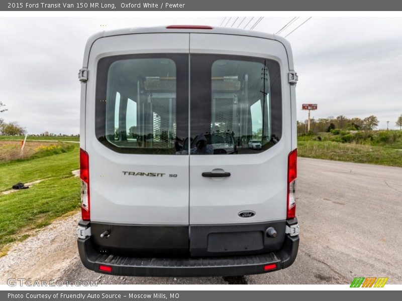 Oxford White / Pewter 2015 Ford Transit Van 150 MR Long