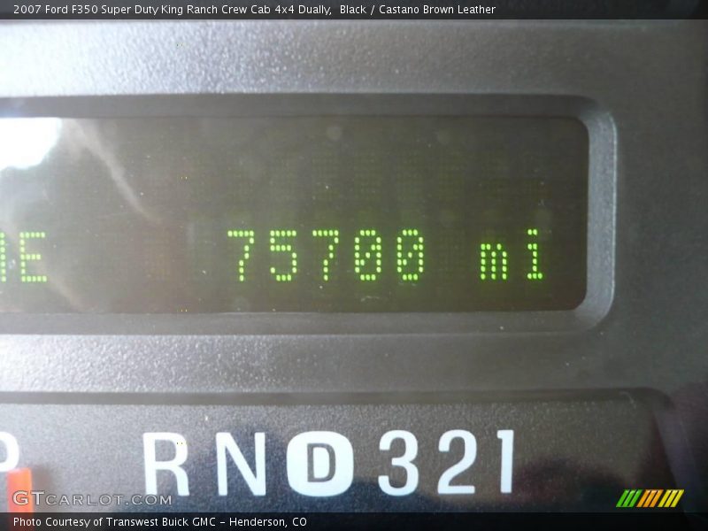 Black / Castano Brown Leather 2007 Ford F350 Super Duty King Ranch Crew Cab 4x4 Dually