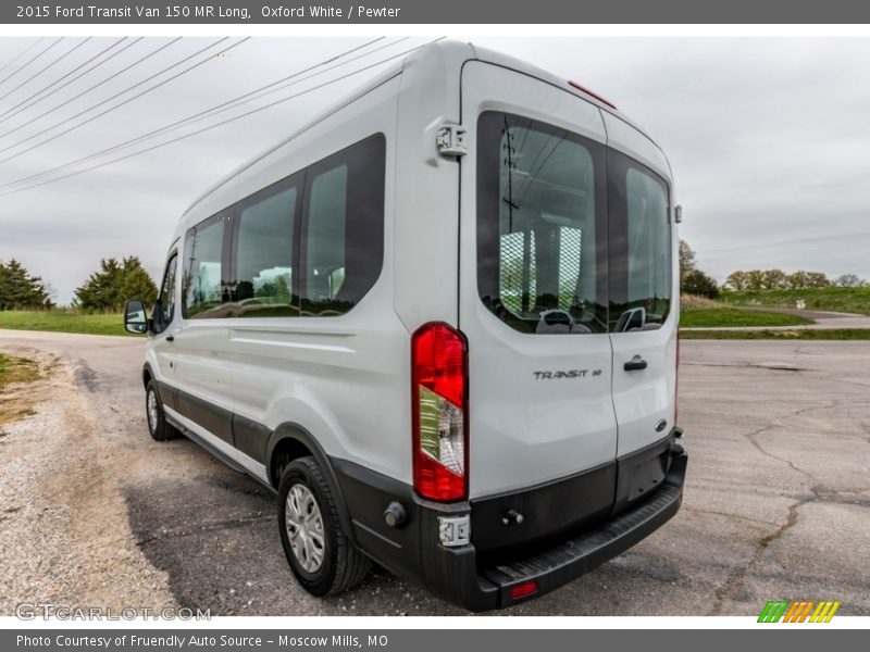 Oxford White / Pewter 2015 Ford Transit Van 150 MR Long