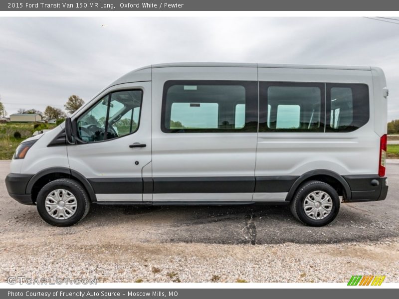 Oxford White / Pewter 2015 Ford Transit Van 150 MR Long