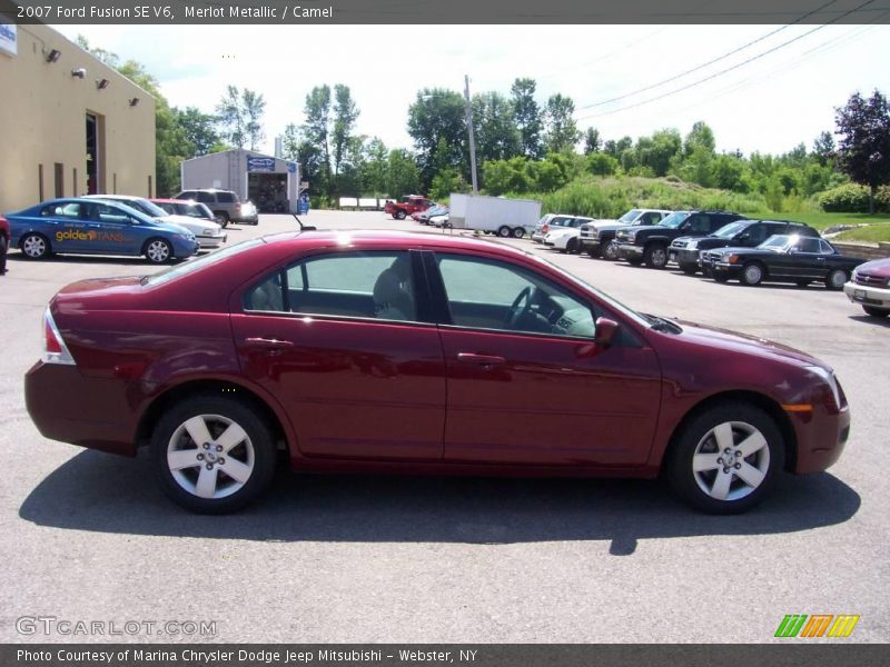 Merlot Metallic / Camel 2007 Ford Fusion SE V6