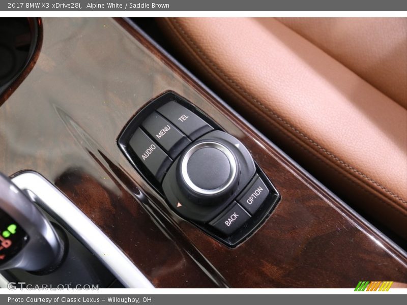 Alpine White / Saddle Brown 2017 BMW X3 xDrive28i