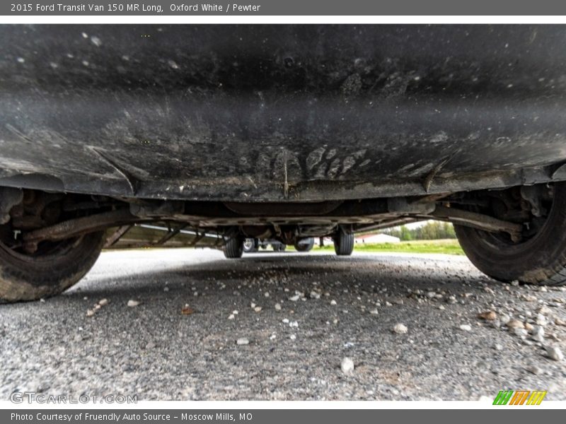 Oxford White / Pewter 2015 Ford Transit Van 150 MR Long