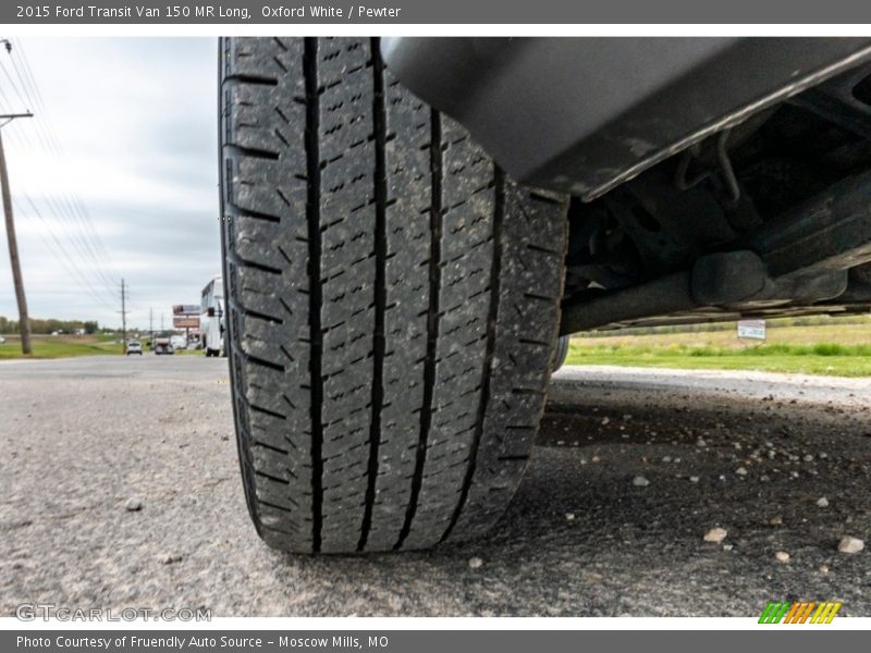 Oxford White / Pewter 2015 Ford Transit Van 150 MR Long