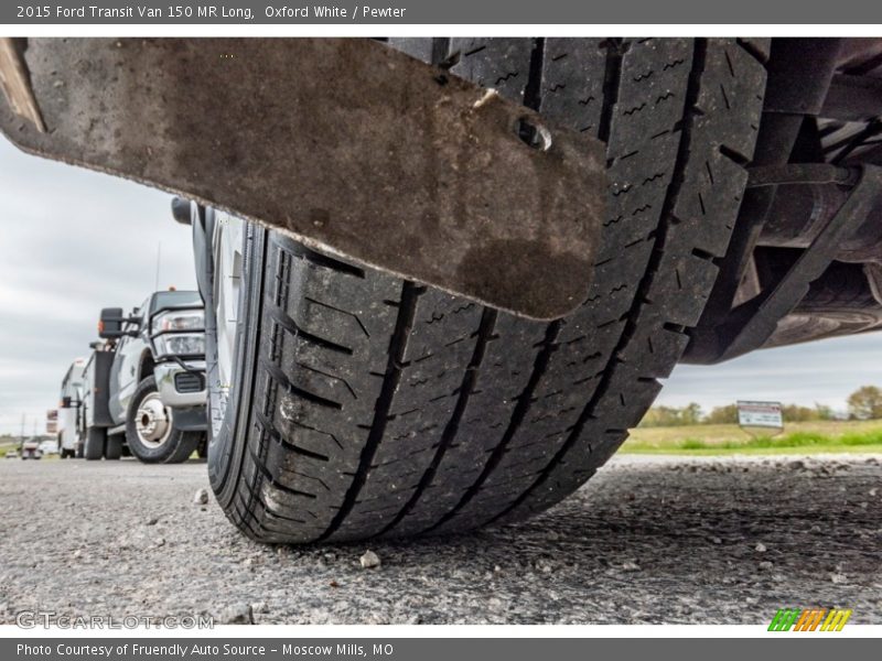 Oxford White / Pewter 2015 Ford Transit Van 150 MR Long
