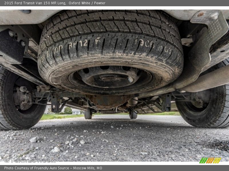 Oxford White / Pewter 2015 Ford Transit Van 150 MR Long