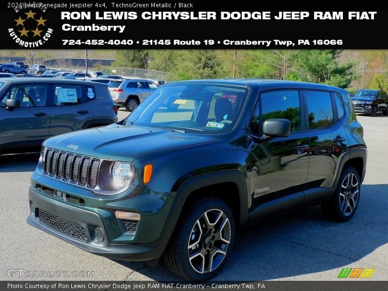 TechnoGreen Metallic / Black 2021 Jeep Renegade Jeepster 4x4