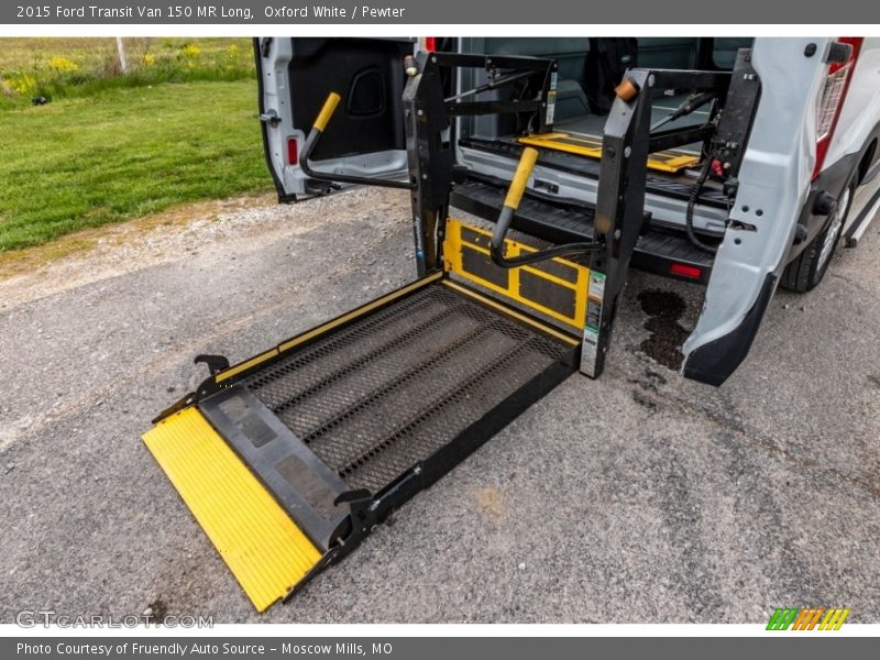 Oxford White / Pewter 2015 Ford Transit Van 150 MR Long