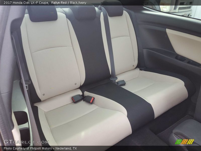 Rear Seat of 2017 Civic LX-P Coupe