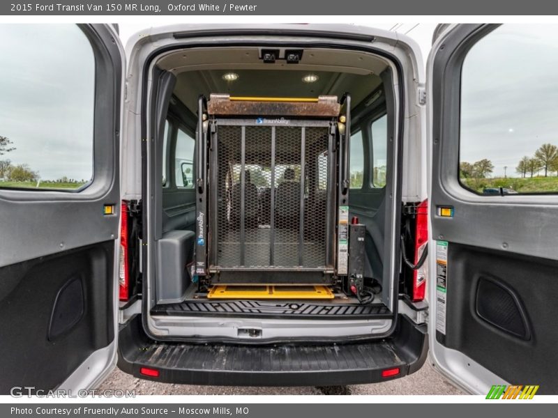 Oxford White / Pewter 2015 Ford Transit Van 150 MR Long