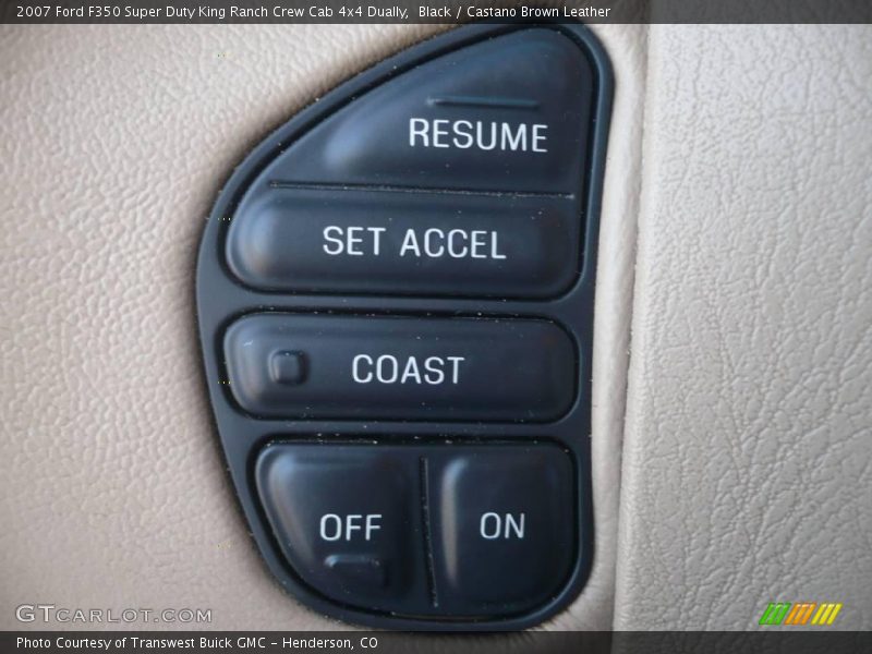 Black / Castano Brown Leather 2007 Ford F350 Super Duty King Ranch Crew Cab 4x4 Dually