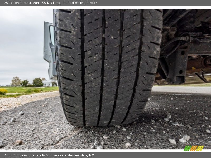 Oxford White / Pewter 2015 Ford Transit Van 150 MR Long