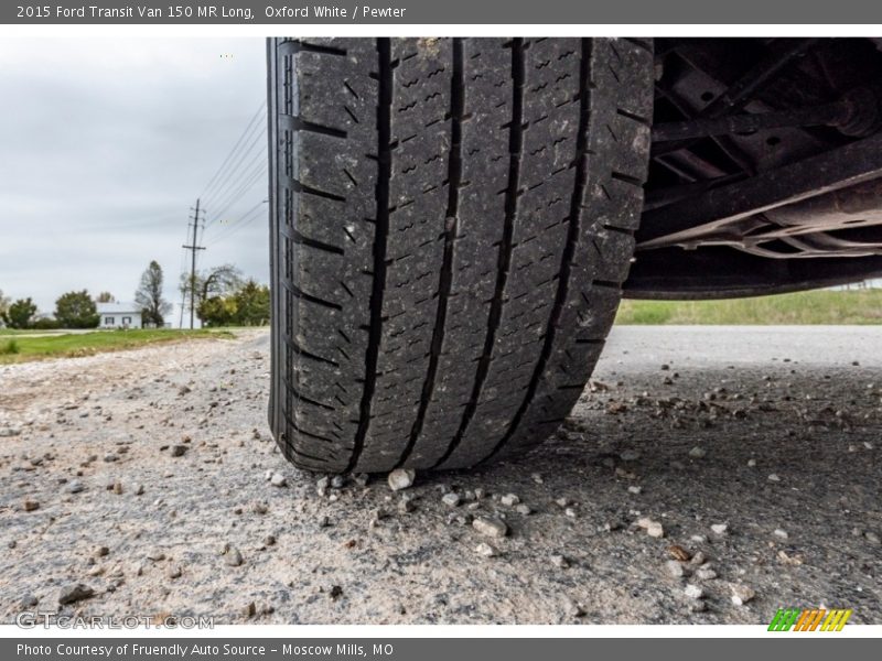 Oxford White / Pewter 2015 Ford Transit Van 150 MR Long