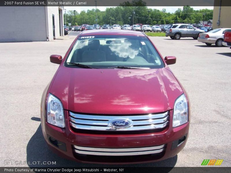 Merlot Metallic / Camel 2007 Ford Fusion SE V6