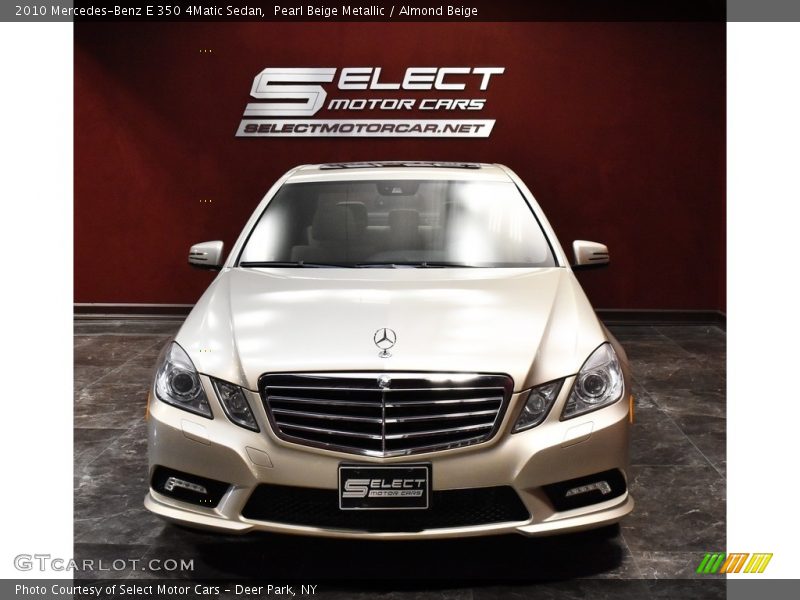 Pearl Beige Metallic / Almond Beige 2010 Mercedes-Benz E 350 4Matic Sedan