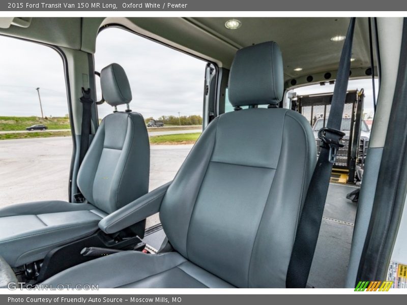 Oxford White / Pewter 2015 Ford Transit Van 150 MR Long