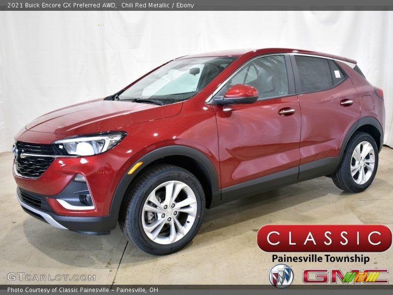 Chili Red Metallic / Ebony 2021 Buick Encore GX Preferred AWD