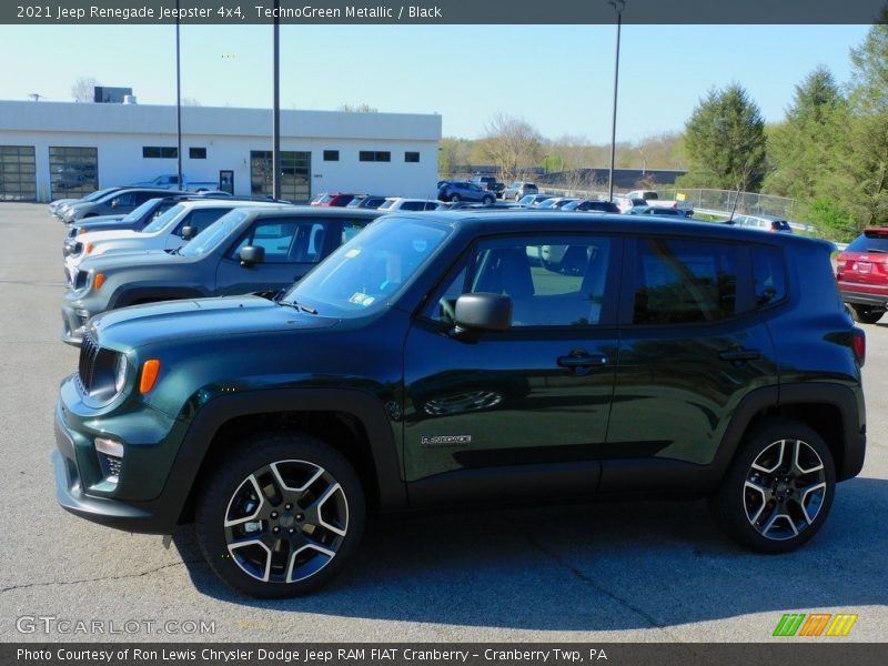 TechnoGreen Metallic / Black 2021 Jeep Renegade Jeepster 4x4