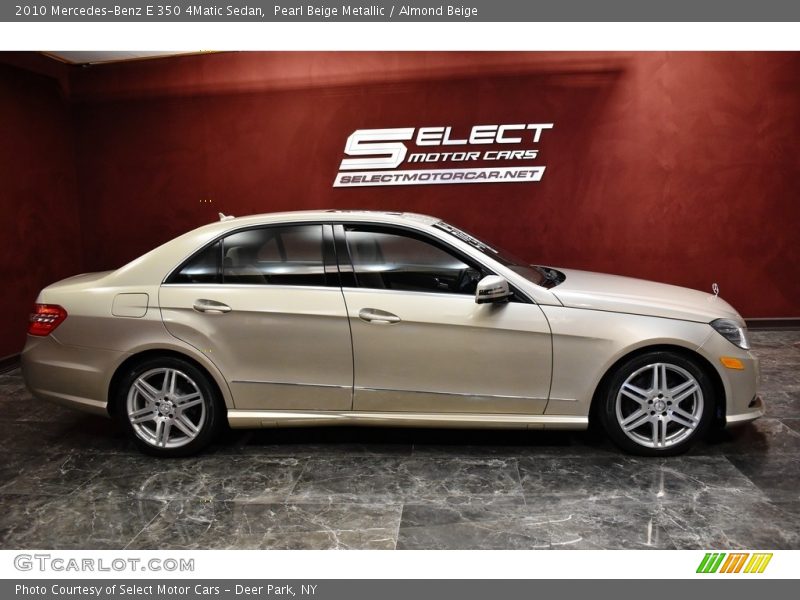 Pearl Beige Metallic / Almond Beige 2010 Mercedes-Benz E 350 4Matic Sedan