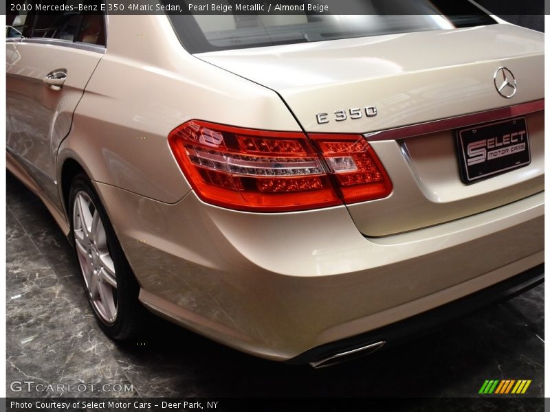 Pearl Beige Metallic / Almond Beige 2010 Mercedes-Benz E 350 4Matic Sedan