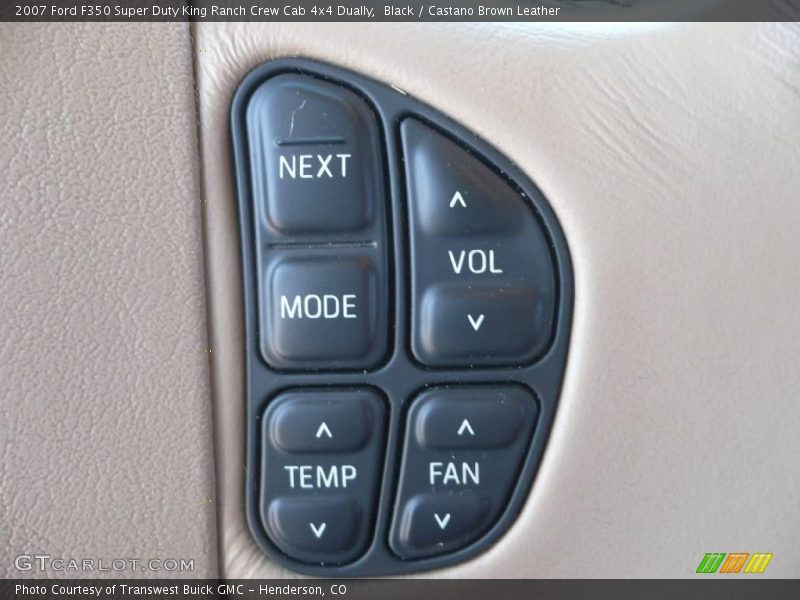 Black / Castano Brown Leather 2007 Ford F350 Super Duty King Ranch Crew Cab 4x4 Dually