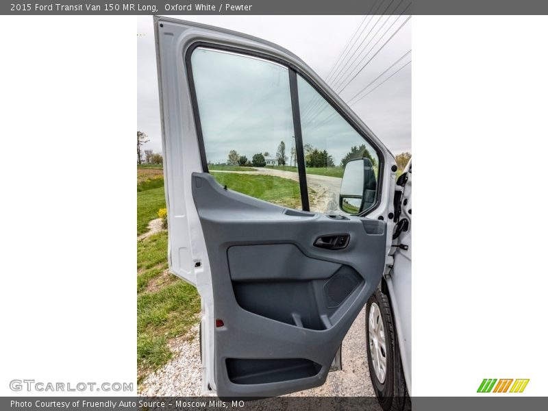Oxford White / Pewter 2015 Ford Transit Van 150 MR Long