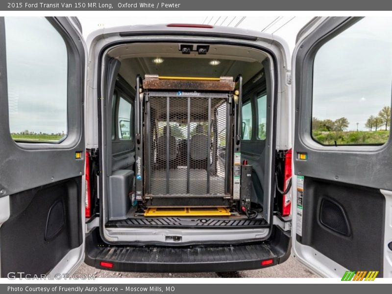 Oxford White / Pewter 2015 Ford Transit Van 150 MR Long