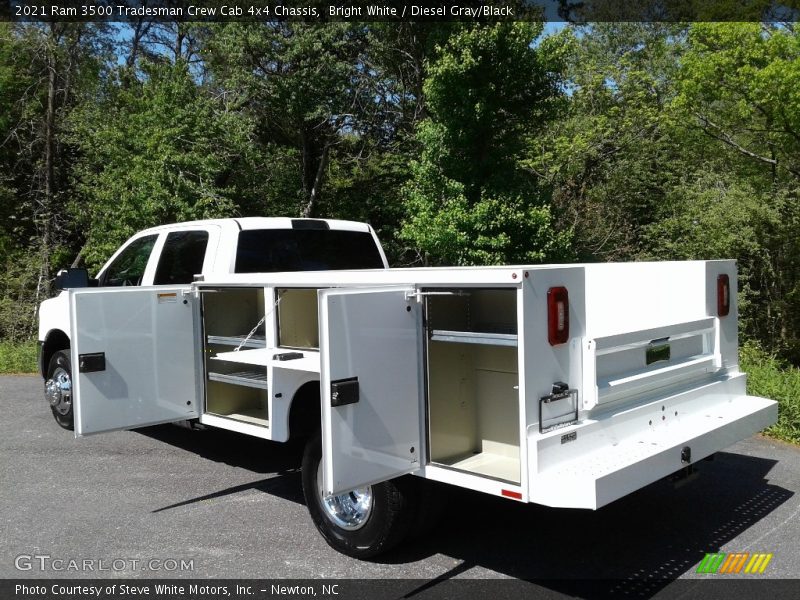 Bright White / Diesel Gray/Black 2021 Ram 3500 Tradesman Crew Cab 4x4 Chassis