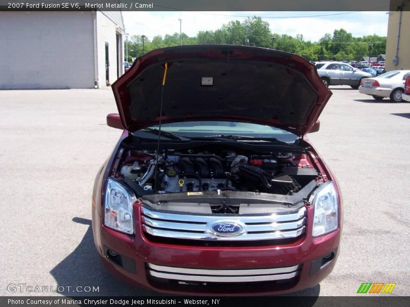 Merlot Metallic / Camel 2007 Ford Fusion SE V6