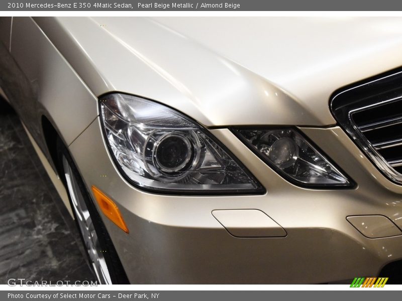 Pearl Beige Metallic / Almond Beige 2010 Mercedes-Benz E 350 4Matic Sedan