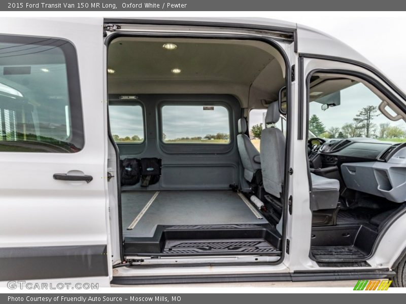 Oxford White / Pewter 2015 Ford Transit Van 150 MR Long