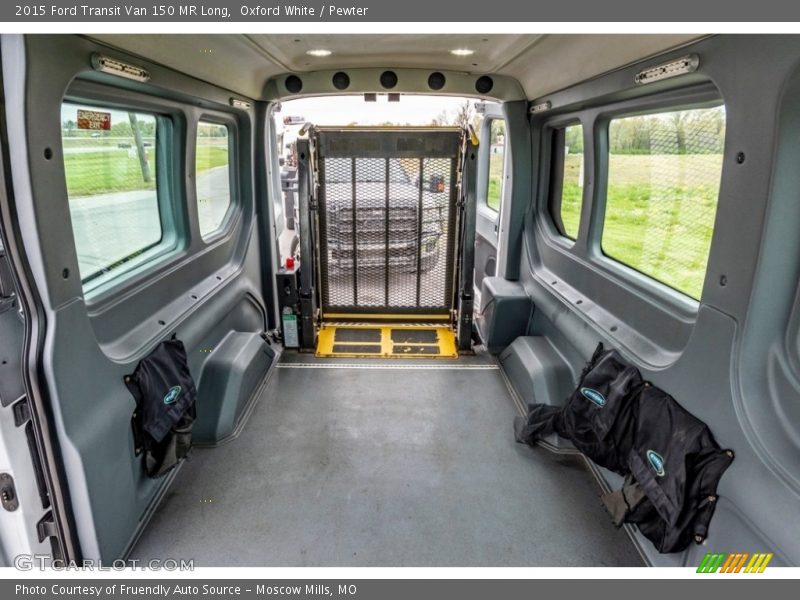 Oxford White / Pewter 2015 Ford Transit Van 150 MR Long