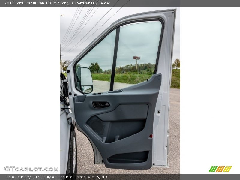 Oxford White / Pewter 2015 Ford Transit Van 150 MR Long
