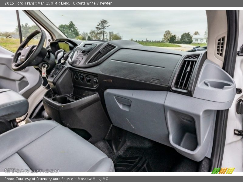Oxford White / Pewter 2015 Ford Transit Van 150 MR Long