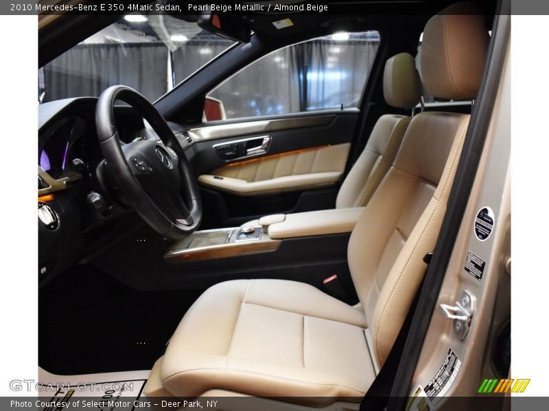 Pearl Beige Metallic / Almond Beige 2010 Mercedes-Benz E 350 4Matic Sedan